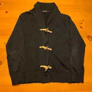 Knit Shawl Collar Sweater